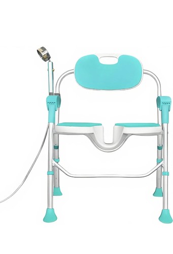 Foldable shower chair with - chair,