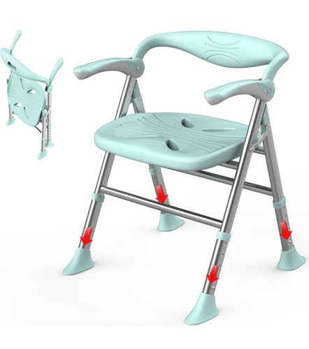 Folding shower seat - folding,